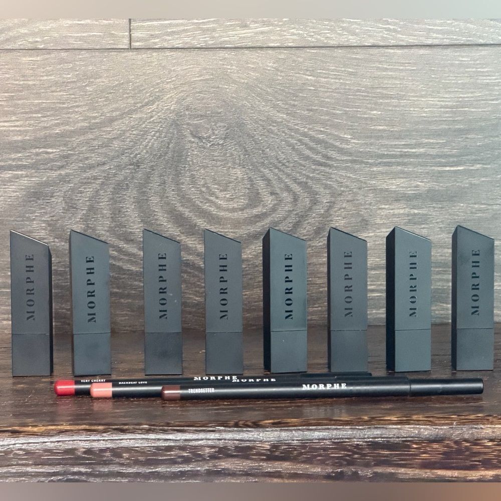 💄 Morphe Lip Bundle – Lipsticks + Lip Liners Set (11 pcs) NEW 💄 - Picture 2 of 15